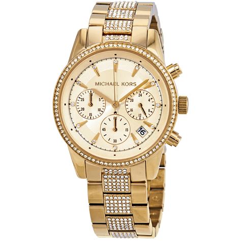 michael kors uhr ritz gold|Ritz Pavé Gold.